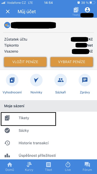 Kontrola tiketu v mobilní aplikaci je snadná